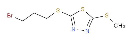 2-((3-bromopropyl)thio)-5-(methylthio)-1,3,4-thiadiazole