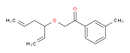 2-(hexa-1,5-dien-3-yloxy)-1-(m-tolyl)ethanone