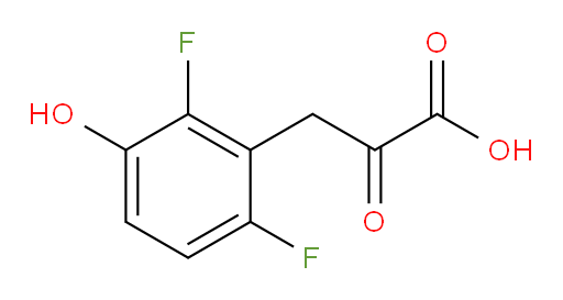 3-(2,6-difluoro-3-hydroxyphenyl)-2-oxopropanoic acid