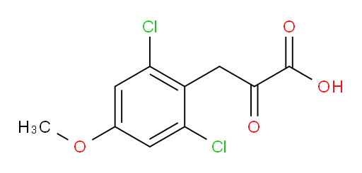 3-(2,6-dichloro-4-methoxyphenyl)-2-oxopropanoic acid