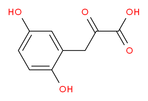 3-(2,5-dihydroxyphenyl)-2-oxopropanoic acid