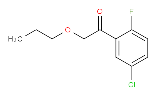 1-(5-chloro-2-fluorophenyl)-2-propoxyethanone