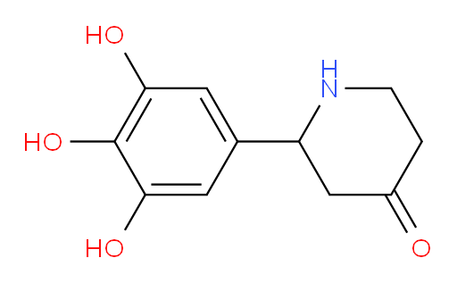 2-(3,4,5-trihydroxyphenyl)piperidin-4-one