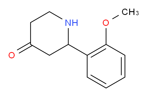 2-(2-methoxyphenyl)piperidin-4-one