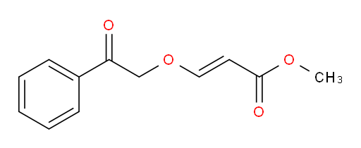 (E)-methyl 3-(2-oxo-2-phenylethoxy)acrylate