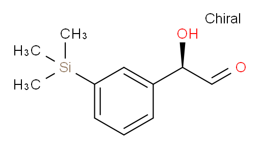 (R)-2-hydroxy-2-(3-(trimethylsilyl)phenyl)acetaldehyde