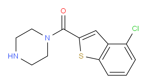 (4-chlorobenzo[b]thiophen-2-yl)(piperazin-1-yl)methanone
