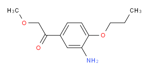 1-(3-amino-4-propoxyphenyl)-2-methoxyethanone
