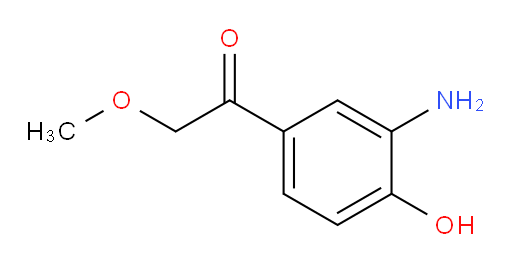 1-(3-amino-4-hydroxyphenyl)-2-methoxyethanone