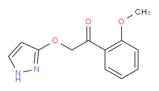 2-((1H-pyrazol-3-yl)oxy)-1-(2-methoxyphenyl)ethanone