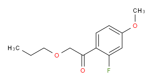 1-(2-fluoro-4-methoxyphenyl)-2-propoxyethanone