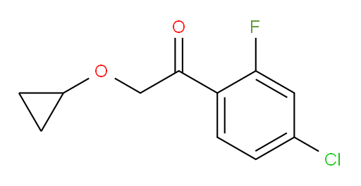 1-(4-chloro-2-fluorophenyl)-2-cyclopropoxyethanone