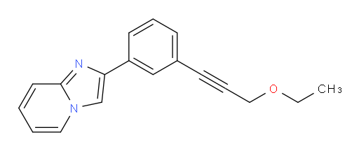 2-(3-(3-ethoxyprop-1-yn-1-yl)phenyl)imidazo[1,2-a]pyridine