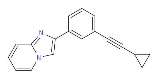 2-(3-(cyclopropylethynyl)phenyl)imidazo[1,2-a]pyridine