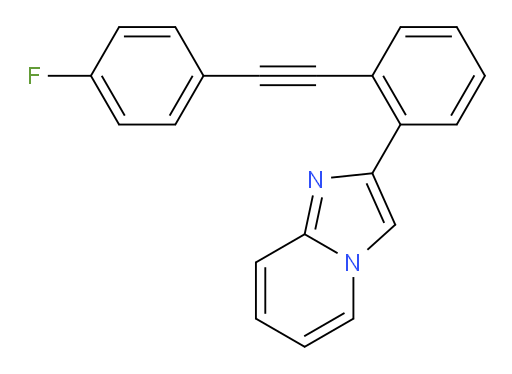 2-(2-((4-fluorophenyl)ethynyl)phenyl)imidazo[1,2-a]pyridine