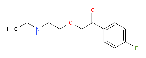 2-(2-(ethylamino)ethoxy)-1-(4-fluorophenyl)ethanone
