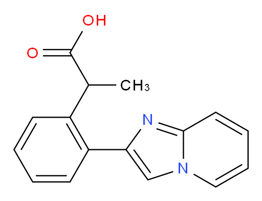 2-(2-(imidazo[1,2-a]pyridin-2-yl)phenyl)propanoic acid