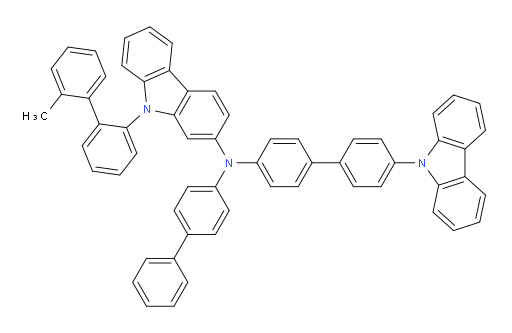 N-(4'-(9H-carbazol-9-yl)-[1,1'-biphenyl]-4-yl)-N-([1,1'-biphenyl]-4-yl)-9-(2'-methyl-[1,1'-biphenyl]-2-yl)-9H-carbazol-2-amine