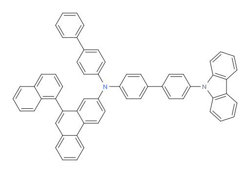 N-(4'-(9H-carbazol-9-yl)-[1,1'-biphenyl]-4-yl)-N-([1,1'-biphenyl]-4-yl)-10-(naphthalen-1-yl)phenanthren-2-amine