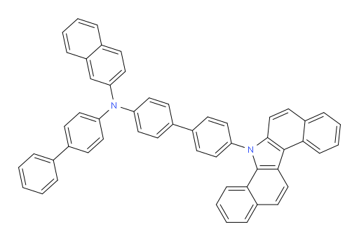 N-(4'-(7H-dibenzo[a,g]carbazol-7-yl)-[1,1'-biphenyl]-4-yl)-N-([1,1'-biphenyl]-4-yl)naphthalen-2-amine