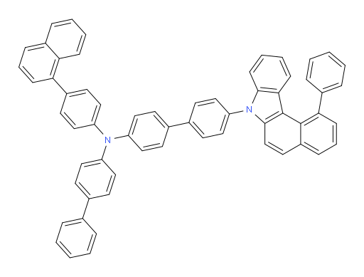 N-([1,1'-biphenyl]-4-yl)-N-(4-(naphthalen-1-yl)phenyl)-4'-(1-phenyl-7H-benzo[c]carbazol-7-yl)-[1,1'-biphenyl]-4-amine