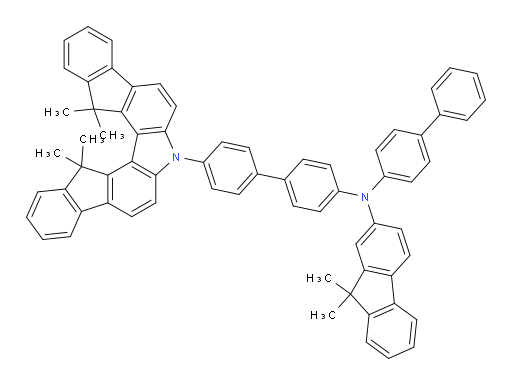 N-([1,1'-biphenyl]-4-yl)-9,9-dimethyl-N-(4'-(14,14,15,15-tetramethyl-14,15-dihydro-7H-diindeno[1,2-c:2',1'-g]carbazol-7-yl)-[1,1'-biphenyl]-4-yl)-9H-fluoren-2-amine