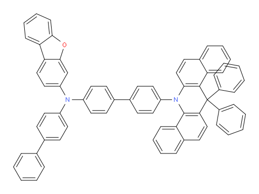 N-([1,1'-biphenyl]-4-yl)-N-(4'-(14,14-diphenyldibenzo[a,h]acridin-7(14H)-yl)-[1,1'-biphenyl]-4-yl)dibenzo[b,d]furan-3-amine