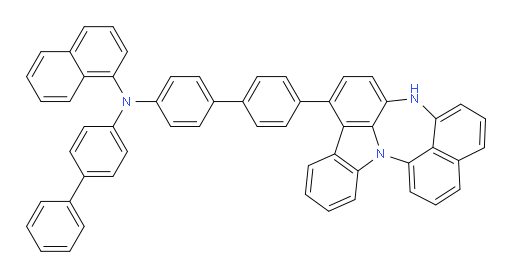 N-(4'-(4H-naphtho[1',8':5,6,7][1,4]diazepino[3,2,1-jk]carbazol-7-yl)-[1,1'-biphenyl]-4-yl)-N-([1,1'-biphenyl]-4-yl)naphthalen-1-amine