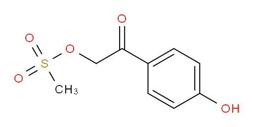 2-(4-hydroxyphenyl)-2-oxoethyl methanesulfonate