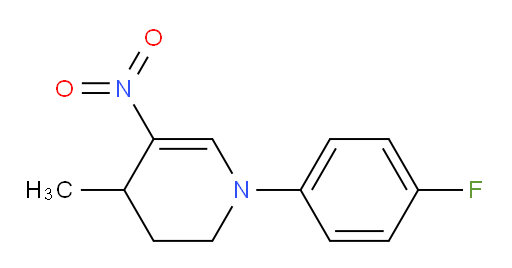 1-(4-fluorophenyl)-4-methyl-5-nitro-1,2,3,4-tetrahydropyridine