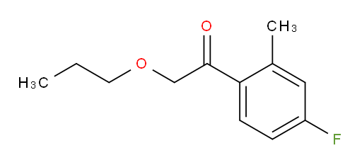 1-(4-fluoro-2-methylphenyl)-2-propoxyethanone