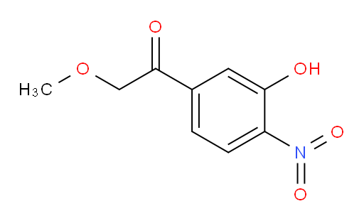 1-(3-hydroxy-4-nitrophenyl)-2-methoxyethanone