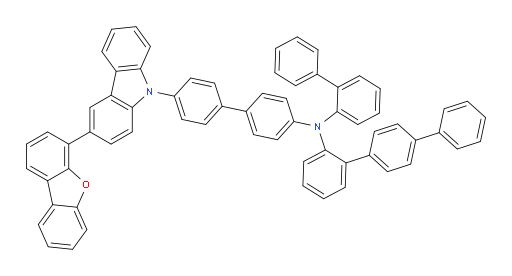 N-([1,1'-biphenyl]-2-yl)-N-(4'-(3-(dibenzo[b,d]furan-4-yl)-9H-carbazol-9-yl)-[1,1'-biphenyl]-4-yl)-[1,1':4',1''-terphenyl]-2-amine