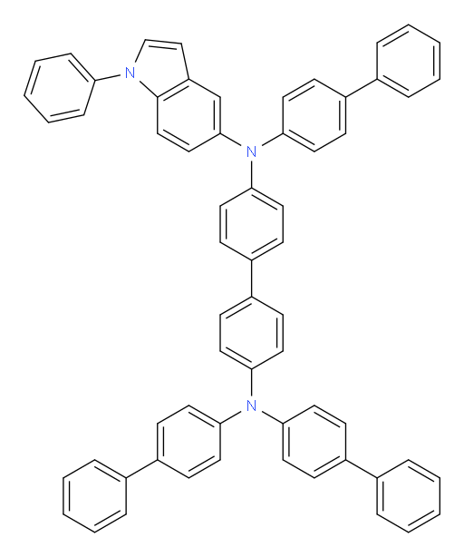 N4,N4,N4'-tri([1,1'-biphenyl]-4-yl)-N4'-(1-phenyl-1H-indol-5-yl)-[1,1'-biphenyl]-4,4'-diamine