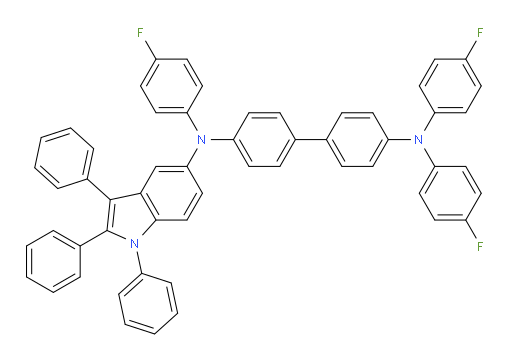 N4,N4,N4'-tris(4-fluorophenyl)-N4'-(1,2,3-triphenyl-1H-indol-5-yl)-[1,1'-biphenyl]-4,4'-diamine