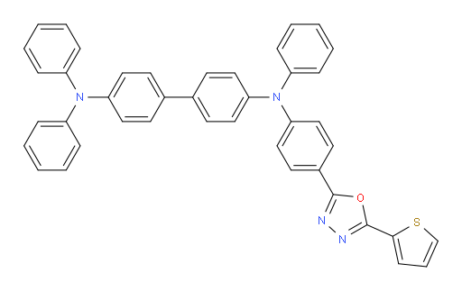 N4,N4,N4'-triphenyl-N4'-(4-(5-(thiophen-2-yl)-1,3,4-oxadiazol-2-yl)phenyl)-[1,1'-biphenyl]-4,4'-diamine