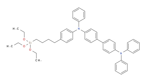 N4,N4,N4'-triphenyl-N4'-(4-(4-(triethoxysilyl)butyl)phenyl)-[1,1'-biphenyl]-4,4'-diamine