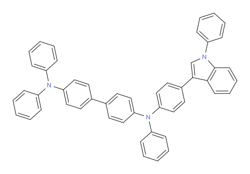 N4,N4,N4'-triphenyl-N4'-(4-(1-phenyl-1H-indol-3-yl)phenyl)-[1,1'-biphenyl]-4,4'-diamine