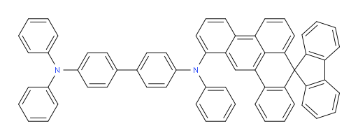 N4,N4,N4'-triphenyl-N4'-(spiro[benzo[gh]tetraphene-8,9'-fluoren]-1-yl)-[1,1'-biphenyl]-4,4'-diamine