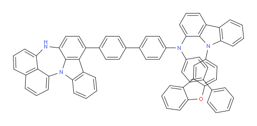 N-(4'-(4H-naphtho[1',8':5,6,7][1,4]diazepino[3,2,1-jk]carbazol-7-yl)-[1,1'-biphenyl]-4-yl)-N-([1,1'-biphenyl]-4-yl)-9-(dibenzo[b,d]furan-2-yl)-9H-carbazol-1-amine