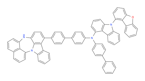 N-(4'-(4H-naphtho[1',8':5,6,7][1,4]diazepino[3,2,1-jk]carbazol-7-yl)-[1,1'-biphenyl]-4-yl)-N-([1,1'-biphenyl]-4-yl)-9-(dibenzo[b,d]furan-1-yl)-9H-carbazol-4-amine