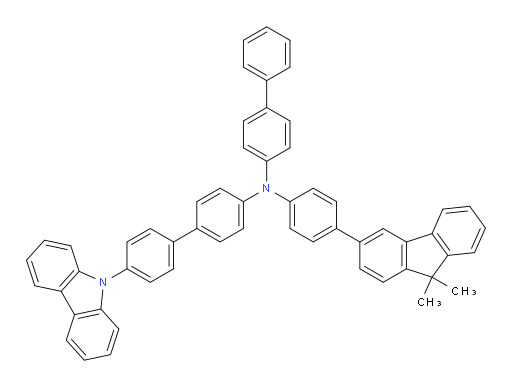 N-([1,1'-biphenyl]-4-yl)-4'-(9H-carbazol-9-yl)-N-(4-(9,9-dimethyl-9H-fluoren-3-yl)phenyl)-[1,1'-biphenyl]-4-amine