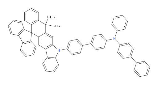 N-([1,1'-biphenyl]-4-yl)-4'-(7',7'-dimethylspiro[fluorene-9,12'-naphtho[2,3-b]carbazol]-5'(7'H)-yl)-N-phenyl-[1,1'-biphenyl]-4-amine