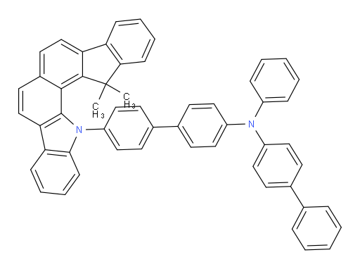 N-([1,1'-biphenyl]-4-yl)-4'-(14,14-dimethylfluoreno[1,2-a]carbazol-13(14H)-yl)-N-phenyl-[1,1'-biphenyl]-4-amine