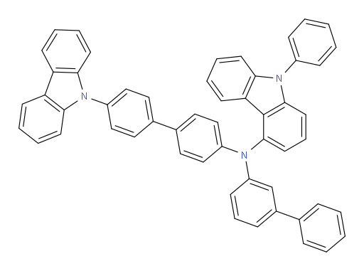 N-(4'-(9H-carbazol-9-yl)-[1,1'-biphenyl]-4-yl)-N-([1,1'-biphenyl]-3-yl)-9-phenyl-9H-carbazol-4-amine