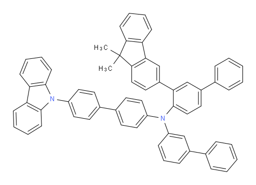 N-(4'-(9H-carbazol-9-yl)-[1,1'-biphenyl]-4-yl)-N-(3-(9,9-dimethyl-9H-fluoren-3-yl)-[1,1'-biphenyl]-4-yl)-[1,1'-biphenyl]-3-amine