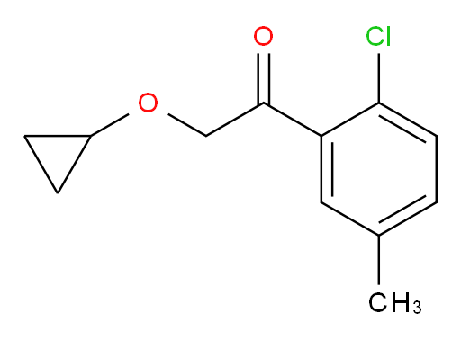 1-(2-chloro-5-methylphenyl)-2-cyclopropoxyethanone