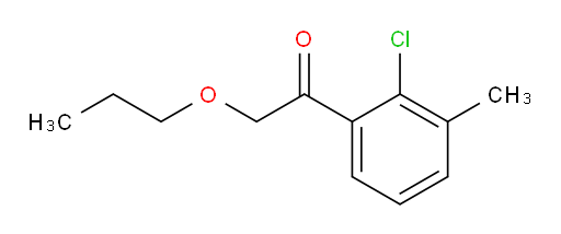 1-(2-chloro-3-methylphenyl)-2-propoxyethanone