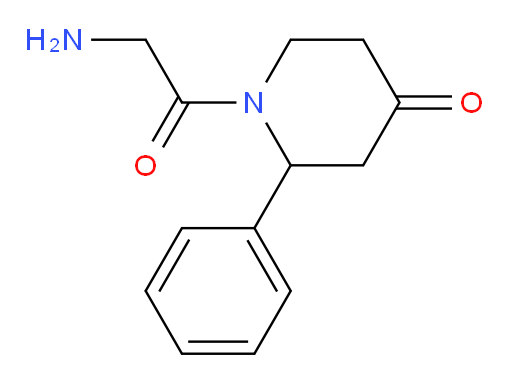 1-(2-aminoacetyl)-2-phenylpiperidin-4-one