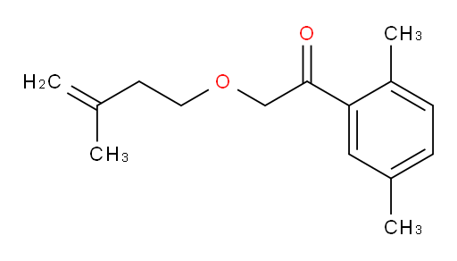 1-(2,5-dimethylphenyl)-2-((3-methylbut-3-en-1-yl)oxy)ethanone